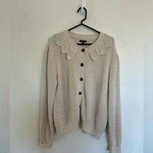 Who What Wear Peter Pants Collar Sweater